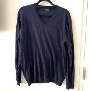 NEXT Mens V-Neck Sweater Navy Medium‎